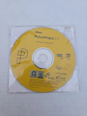 Nikon Picture Project 1.7 Windows & Mac CD-Rom & Reference Manual Disc - 2 Discs - Image 1 of 2