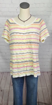 Cárdigan Pendleton Tejido Top Texturizado Ligero Playa Costero Occidental Talla L Foto 1 de 4