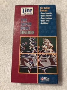 Lite Beer The Super Bowl Insider NFL Films VHS 1992 NEW SEALED - Picture 1 of 6