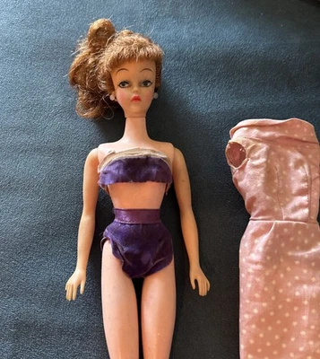 MUÑECA DE MODA MITZI 1960 Ideal Toy pelirroja 12" con traje de baño original Foto 1 de 4