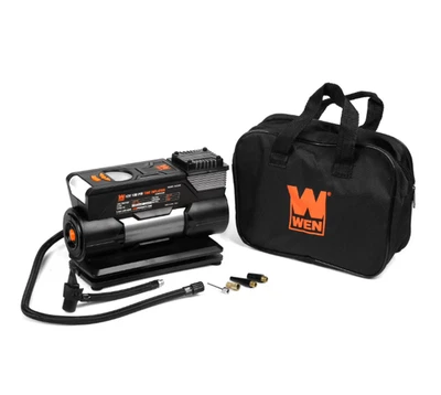 WEN Portable Air Compressor and Tire inflator with Carrying Case, 12V - Image 1 of 4