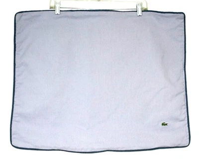 Almohada estándar de algodón lavanda Lacoste logotipo de cocodrilo falso ropa de cama deportiva preppy Foto 1 de 4
