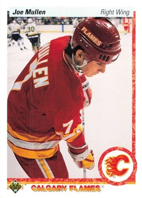 JOE MULLEN - 1990-91 Upper Deck #252 - CALGARY FLAMES - Image 1 of 2