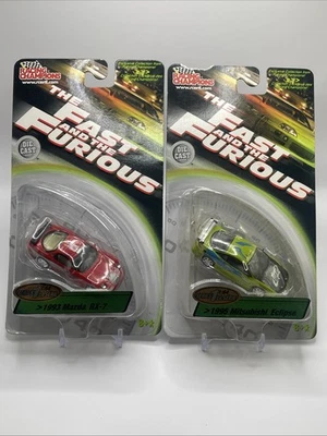 Racing  Champions Fast And Furious 1993 Mazda RX-7 & 1995 Mitsubishi Eclipse - Image 1 of 4