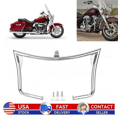 Crash Bar Engine Guard For Harley Touring Road Electra Street Glide 1997-07 2008 Foto 1 de 4
