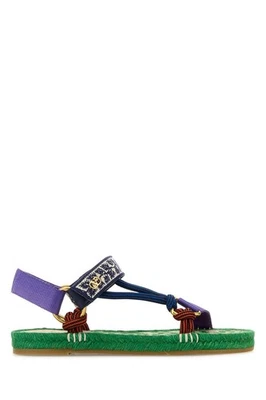 Sandalias bordadas verdes VALENTINO GARAVANI Lake Powell nuevas y auténticas Foto 1 de 4