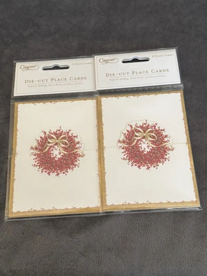 Caspari Die-Cut Place Cards, Pepperberry - Set of 2  (78938P) - Image 1 of 3