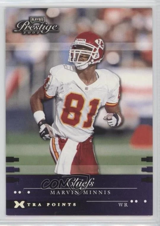 2002 Playoff Prestige Xtra Points Purple /150 Marvin Minnis #74 - Image 1 of 2