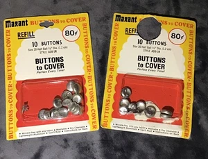 MAXANT #ADB-1R BUTTONS TO COVER 1/2" DIAMETER - Picture 1 of 6