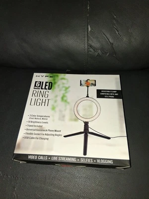 Hype 6 inch LED Ring  Light  - NEW IN BOX - Image 1 of 2