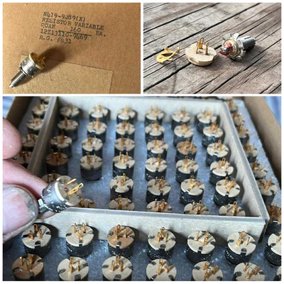 10x NOS Vintage Oro 10K CTS6331 Potenciómetro Resistencia Variables 12Z-13110-9468 Foto 1 de 4