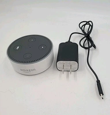 Amazon Echo Dot 2nd Gen RS03QR White Wi-Fi Bluetooth Alexa Smart Speaker - Image 1 of 4