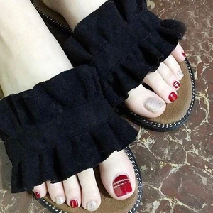 24 Tips Toenail Sticker Full Cover Waterproof Non-toxic Sticker Toenail Table GA - Picture 1 of 5