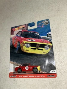 HOT WHEELS CAR CULTURE PUERTA SLAMMERS ALFA ROMEO GIULIA SPRINT GTA - Imagen 1 de 7