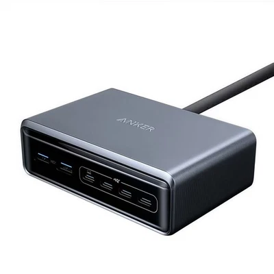 Anker Prime USB-C Desktop Charger 200W 6-Ports GaN Charging Station for iPhone - Image 1 of 4