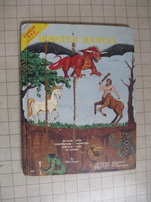 MONSTER MANUAL AD&D D&D Advanced Dungeons & Dragons tsr Foto 1 de 2