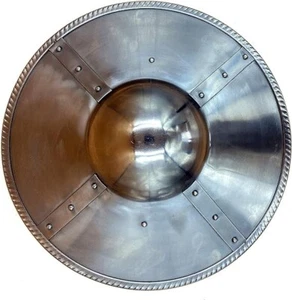 Medieval Battle Ready Buckler Round design Shield Armor Combat Iron Archer - Picture 1 of 4