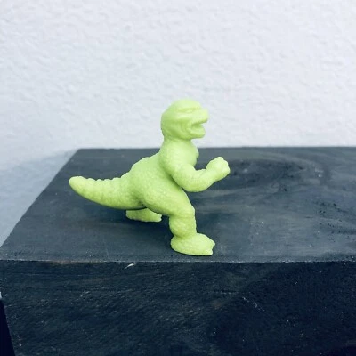 Monster In My Pocket 暴龙 Rex T Rex 绿色 MIMP 火柴盒 罕见人偶!! — 第 1/4 张图片