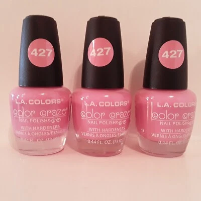 L.A.Colors Color Craze 427 Summertime Lote de 3 Esmaltes de Uñas con Endurecedores Foto 1 de 4