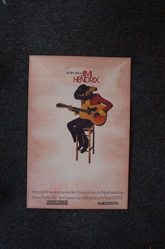 Jimi Hendrix  Poster Lobby Card Sitting on a chair