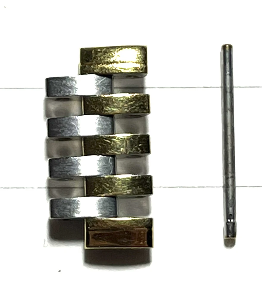 Longines - Chapado en oro de 16 mm y eslabón de acero inoxidable Foto 1 de 1