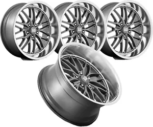 22 US MAG SANTA CRUZ STAGGERED OFFSET 22x9 22X10.5 WHEEL C10 C-10 OBS CORSART - Picture 1 of 6