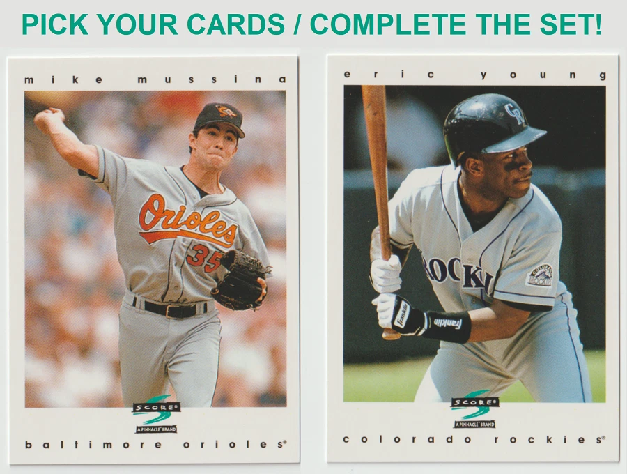 1997 Score Baseball - Elige tus tarjetas / ¡Completa el conjunto! Foto 1 de 1