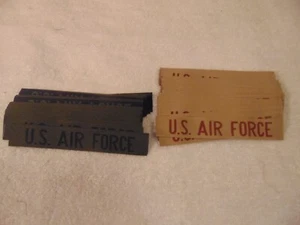 DEALER / COLLECTOR LOT OF 50  US AIR FORCE UNIFORM TAPES;GREEN & DESERT TAN - Picture 1 of 4