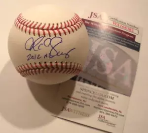 RA DICKEY NEW YORK METS, BLUEJAYS 2012 NL CY ÚLTIMO 1 JSA/COA FIRMADO MLB BÉISBOL - Imagen 1 de 1