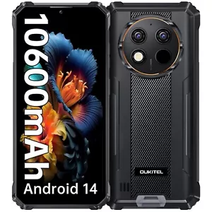 2025 OUKITEL WP28S Android 14 Smartphone 16GB+128GB Mobile Phone 10600mAh NFC - Picture 1 of 11