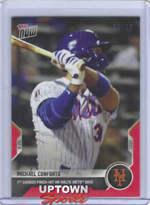 Michael Conforto  - 2021 MLB TOPPS NOW® Card 725 -1st Career pinch hit Hr #10/10