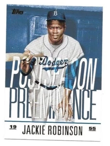 2018 Topps Update Postseason Preeminence Blue Jackie Robinson - Picture 1 of 1