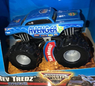 Camión Monster Jam Hot Wheels Rev Tredz Avenger 1:43 Foto 1 de 4
