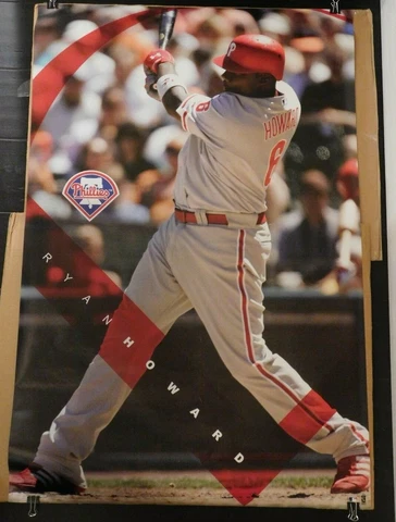 Ryan Howard Philadelphia Phillies Poster 34x22 Cover