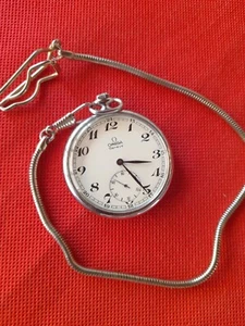 Rare Omega Geneva Pocket Watch ref 121.1740 Manual Winding _453 - Picture 1 of 14