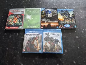 Job Lot Bundle Transformers fims & cartons blu ray and Dvds two Sealed, - Picture 1 of 2