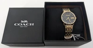 Coach Watch ELLIOT 14504291 Women's Gold - Picture 1 of 6