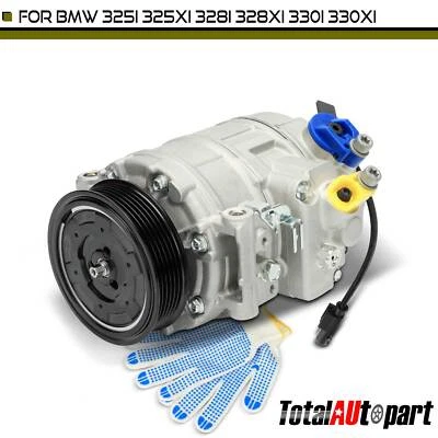 Compresor de aire acondicionado para BMW 325i 2006-2007 325xi 328i 328xi 330i 330xi Alpina B7 Foto 1 de 4