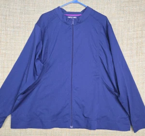 Purple Label Oberteil Blau 3XL Jacke Blau Langarm Full Zip Damen - Bild 1 von 8