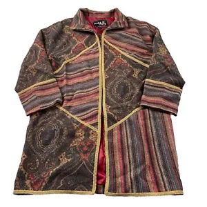 Cappotto jacquard donna Raro Avis by Iris Apfel cappotto medio multimodello patchwork - Foto 1 di 4
