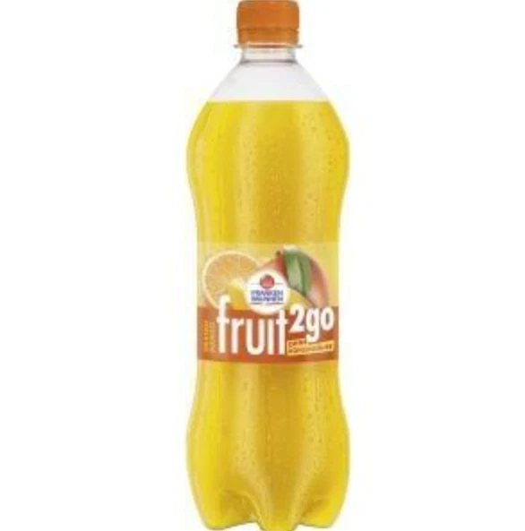 6x 0,75 L Franken Brunnen fruit2go Orange-Mango Einweg-Pfand - Bild 1 von 1