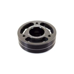GrimmSpeed Black Lightweight Crank Pulley for Subaru WRX 06-22 - 095015BK - Picture 1 of 1