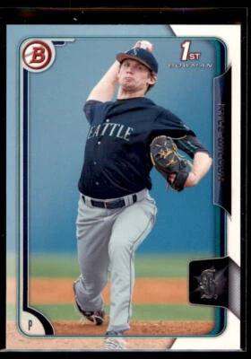 2015 Bowman Draft Kyle Wilcox #72 Seattle Mariners - Image 1 of 2