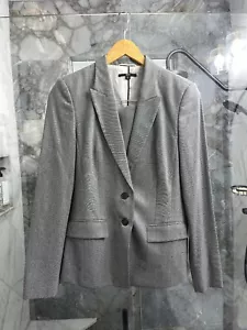 hugo boss womens gray full suit size 8 - Picture 1 of 19