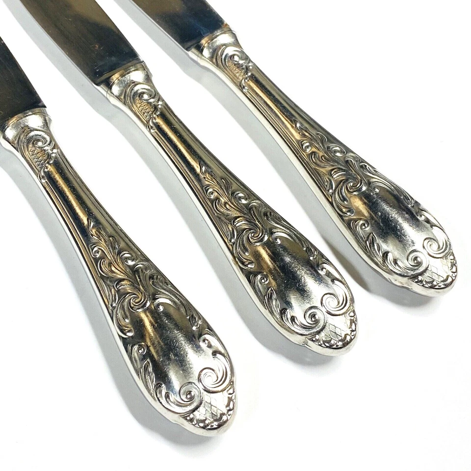 Carl Mertens Germany Ronosil 18/12 Stainless Steel CMR26 (3-Dinner Knives 9 3/4" - Image 1 of 3