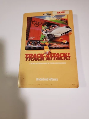 Track Attack (Broderbund Atari 400/800, 1982) ☆ Complete ☆ - Image 1 of 4