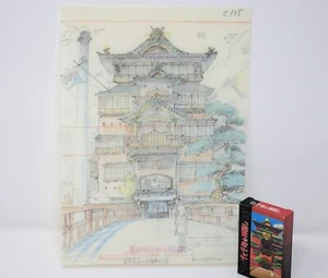 Tarjeta limitada Studio Ghibli SPIRITED AWAY archivo transparente A4 arte celda diseño exposición - Imagen 1 de 24