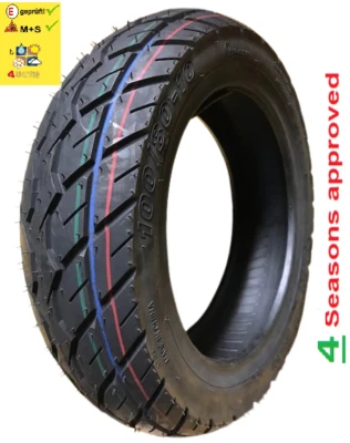 Allwetter Roller Reifen 100/80-10 51J TL  M+S 10 Zoll Mofa 49QT 50QT Scooter - Bild 1 von 4