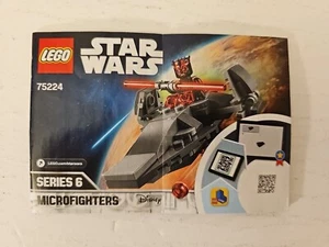 ⭐️ Lego 75224 Star Wars Sith Infiltrado - Manual de instrucciones solo guía ⭐️ - Imagen 1 de 2