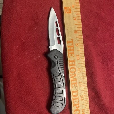 "Navaja de bolsillo plegable negra de 8"" Whitetail Cutlery" Foto 1 de 4